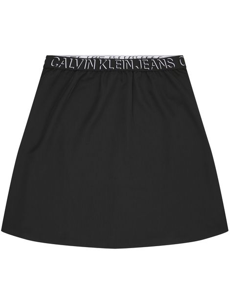 Minifalda-con-cinturilla-con-logo