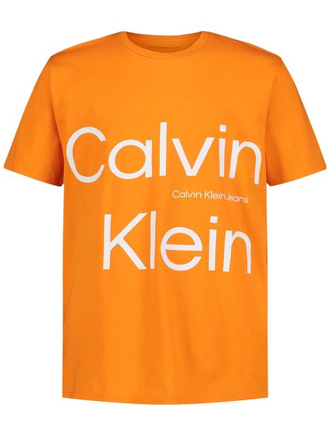 camiseta-naranja-con-macrologo-para-niño