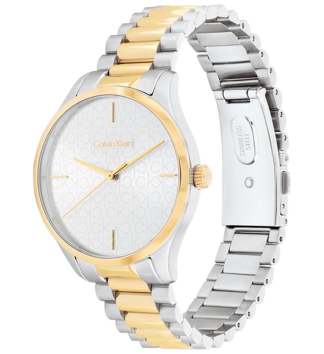 Reloj fashion calvin klein hombre dorado