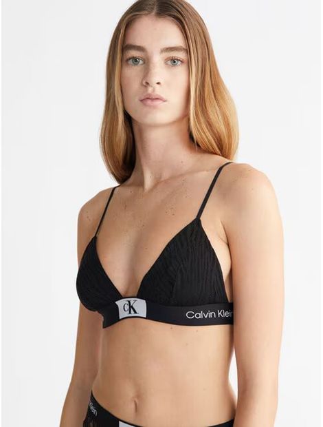 Conjunto De Top Y Tanga Negro Para Mujer calvincolombia Calvin Klein Colombia Tienda en Linea